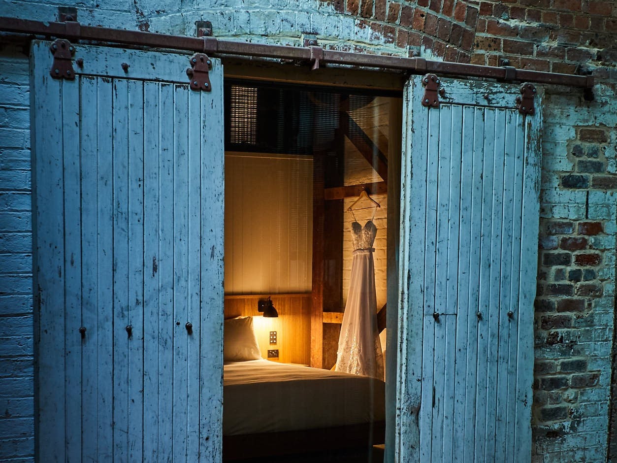 Some rooms are located in heritage loading gantries