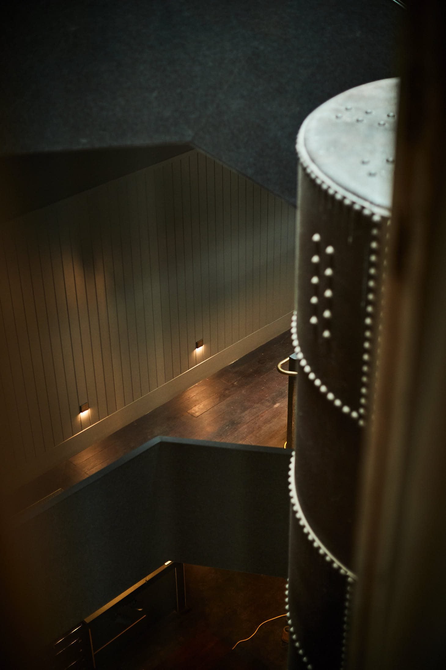 Some rooms offer views to the steam boiler in the central atrium