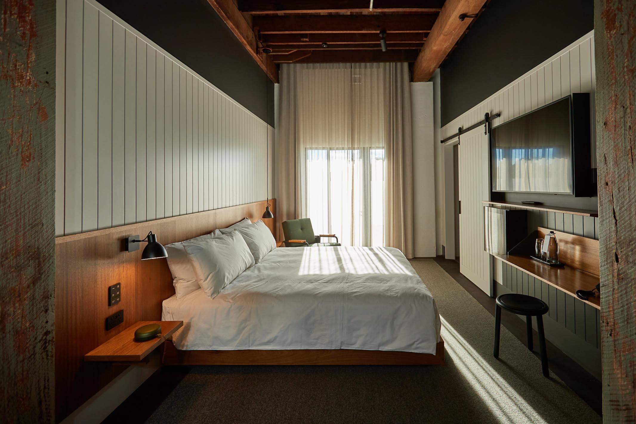 Quiet, intimate interiors are a feature of the Silo Rooms